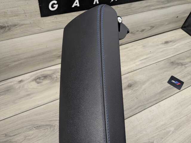 19-25 OEM BMW G20 G22 G23 G26 G42 G87 Center Console Armrest Tray BLACK / BLUE