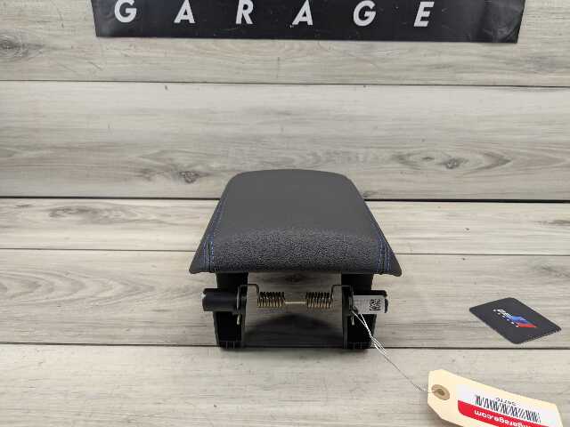 19-25 OEM BMW G20 G22 G23 G26 G42 G87 Center Console Armrest Tray BLACK / BLUE
