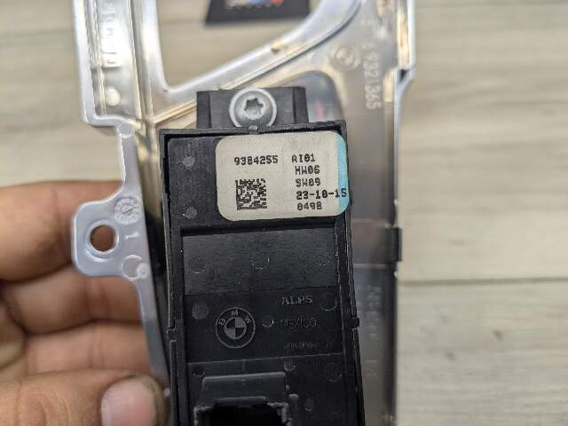 16-19 OEM BMW G11 G12 740 750 M760 Parking Brake Auto Hold Switch Trim Cover