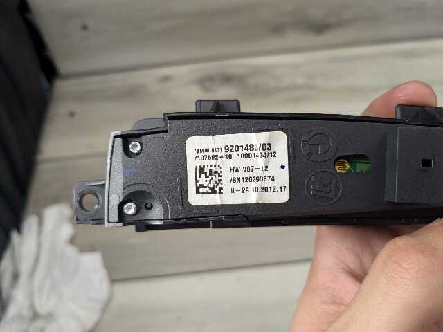 *09-15 OEM BMW F01 F02 740 750 B7 Center Console Operating Unit Traction Switch