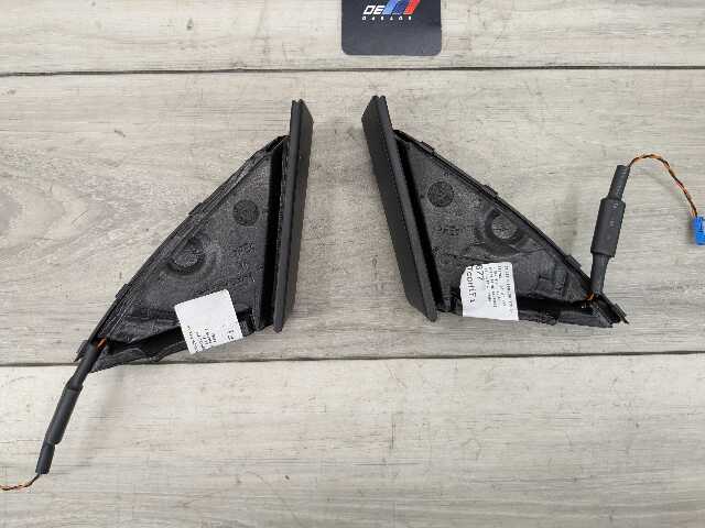 OEM BMW F01 F02 750 Front Left Right Door Sound Speaker Tweeter w Cover PAIR