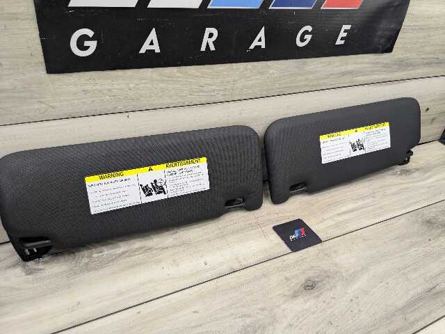 18-24 OEM BMW G01 G02 F97 X3 X4 Left Driver Right Passenger Side Sun Visor Black
