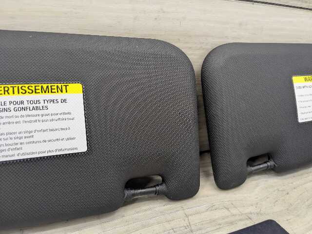 18-24 OEM BMW G01 G02 F97 X3 X4 Left Driver Right Passenger Side Sun Visor Black