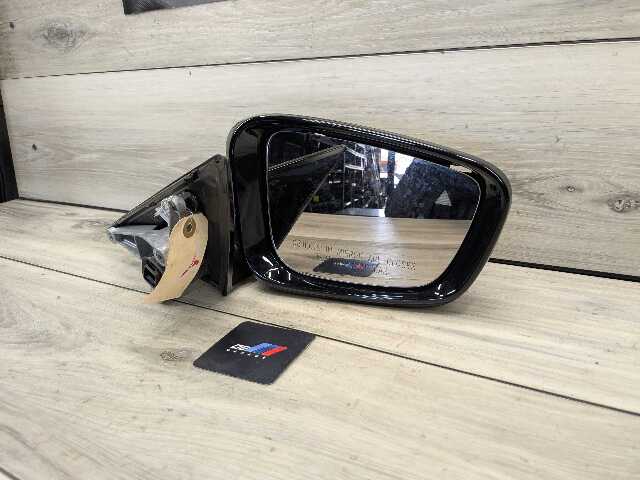 OEM BMW G30 530 540 M550 Right Passenger Side Mirror Blind Spot SHADOW GLOSS