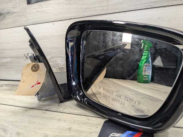 OEM BMW G30 530 540 M550 Right Passenger Side Mirror Blind Spot SHADOW GLOSS
