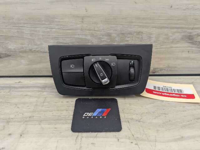 OEM BMW F22 F30 F32 F82 F80 Headlight Switch Control Panel Light Module BLACK