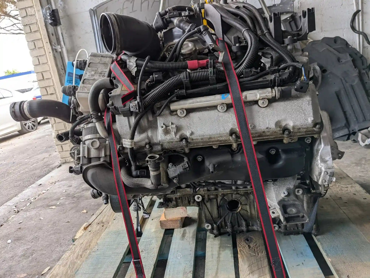 14-16 OEM BMW X5 X6 F15 F16 50iX Engine Motor Long Block N63T COMPLETE 129k Ran!