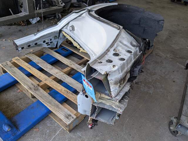 15-19 OEM BMW F16 F86 X6 X6M Rear Left Driver Side Quarter Panel Frame Body Cut