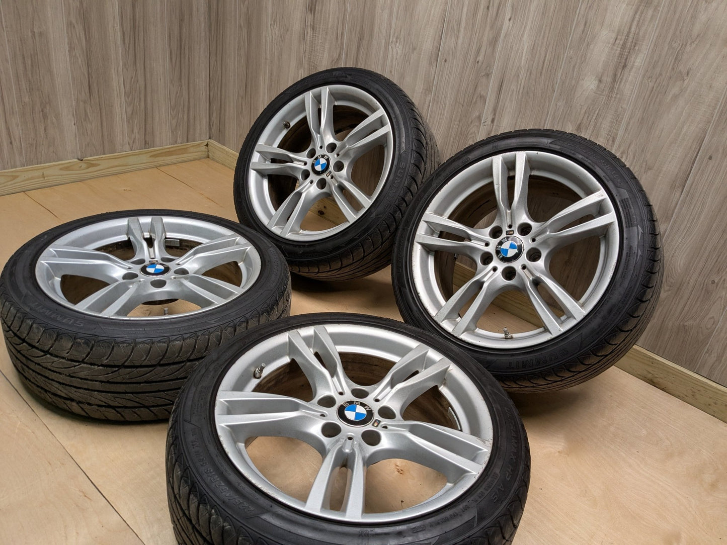 *12-20 OEM BMW F30 F32 F33 F36 428 435 440 Wheels Rims 18x8 ET34 Style 400 SET