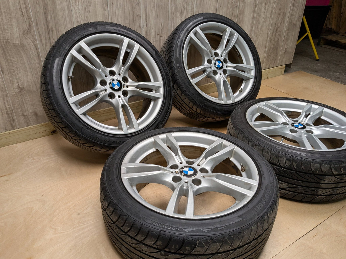 *12-20 OEM BMW F30 F32 F33 F36 428 435 440 Wheels Rims 18x8 ET34 Style 400 SET
