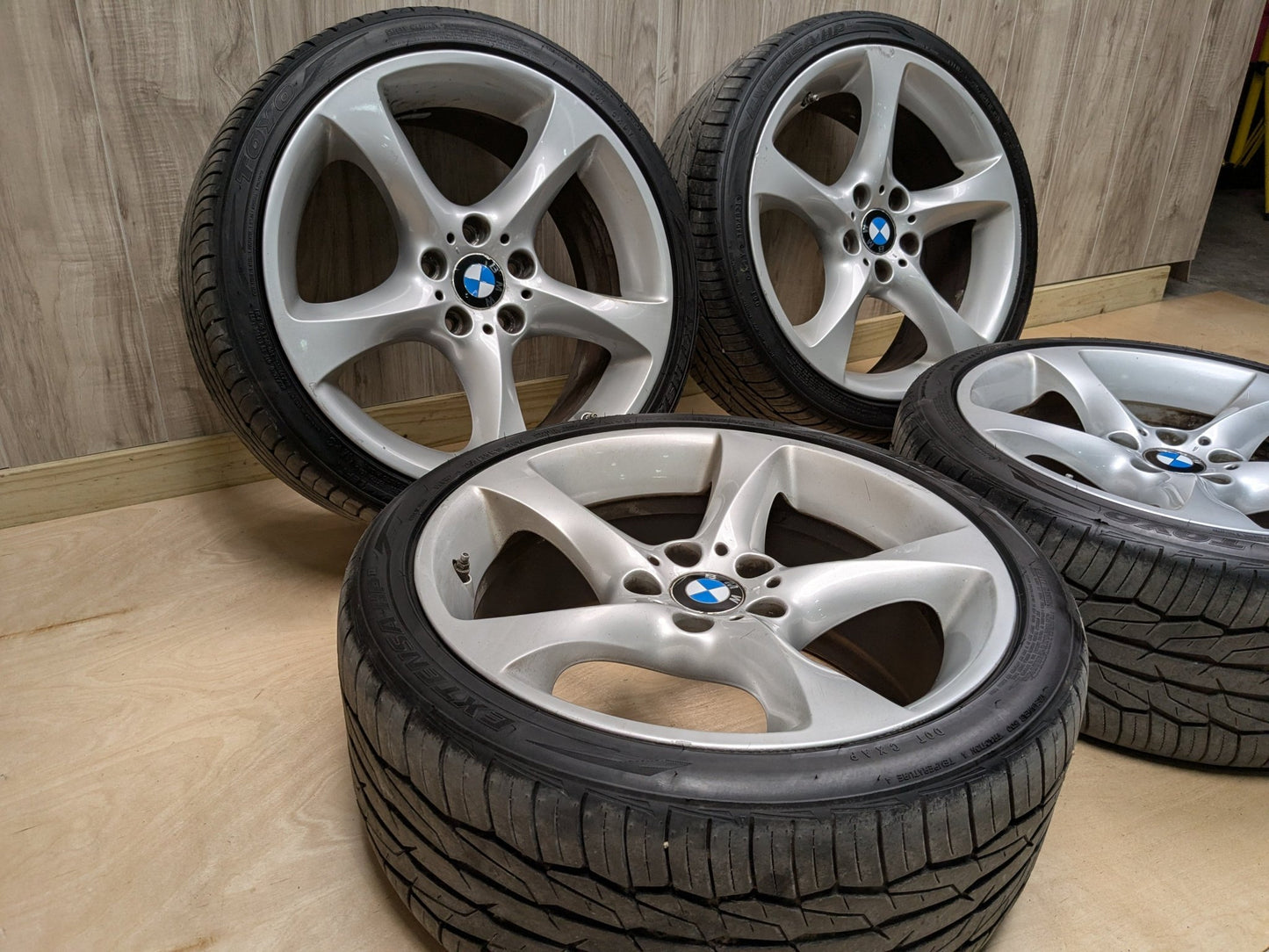 06-13 OEM BMW E90 E92 E93 Wheels Rims 19x8 19x9 ET37 ET39 Star Spoke Style 230