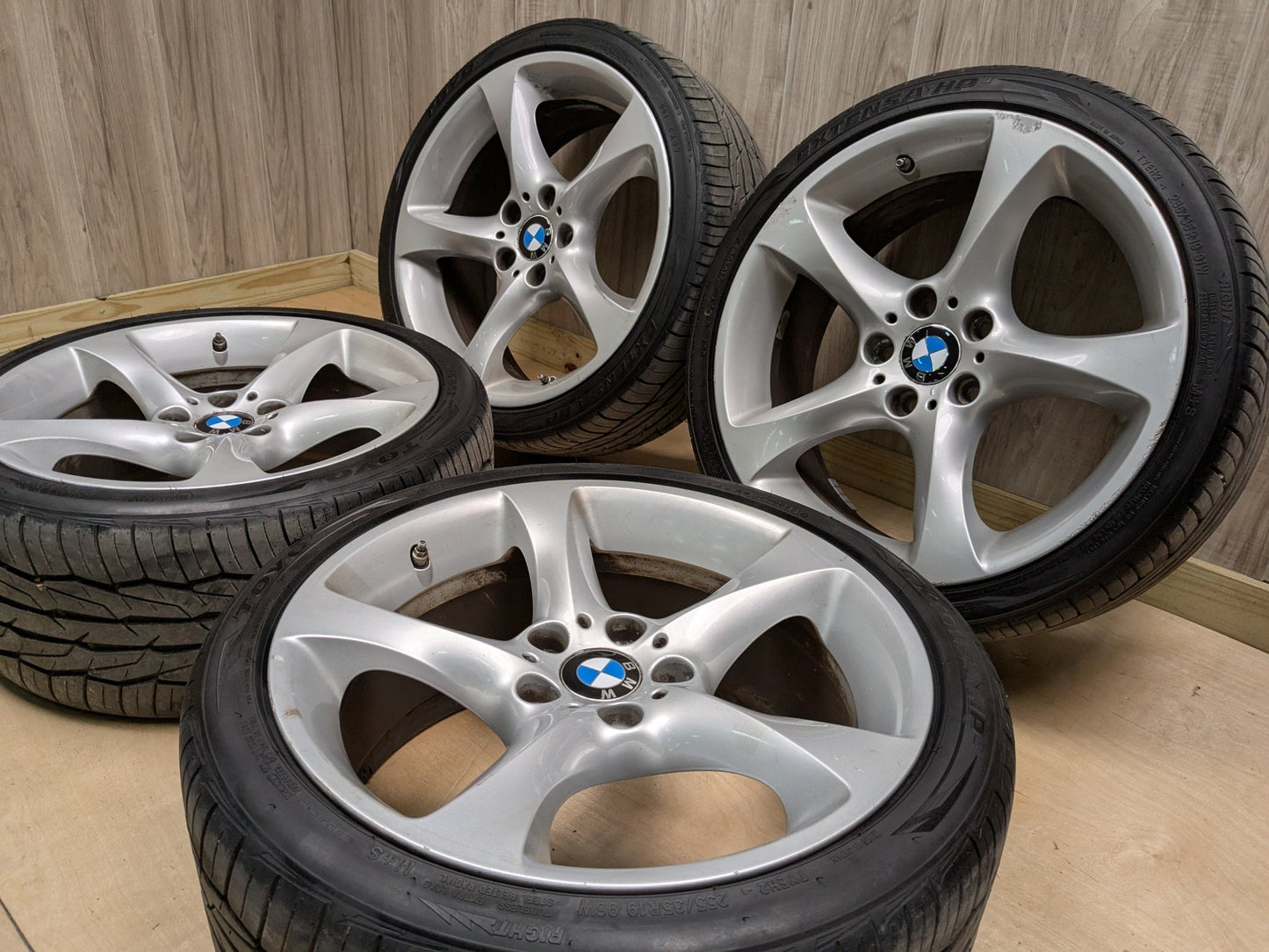 06-13 OEM BMW E90 E92 E93 Wheels Rims 19x8 19x9 ET37 ET39 Star Spoke Style 230