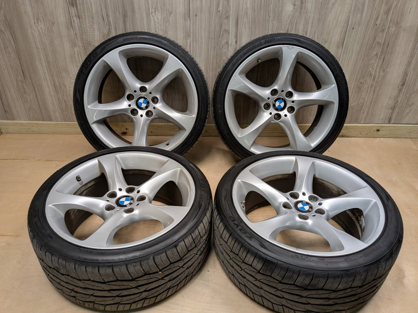 06-13 OEM BMW E90 E92 E93 Wheels Rims 19x8 19x9 ET37 ET39 Star Spoke Style 230