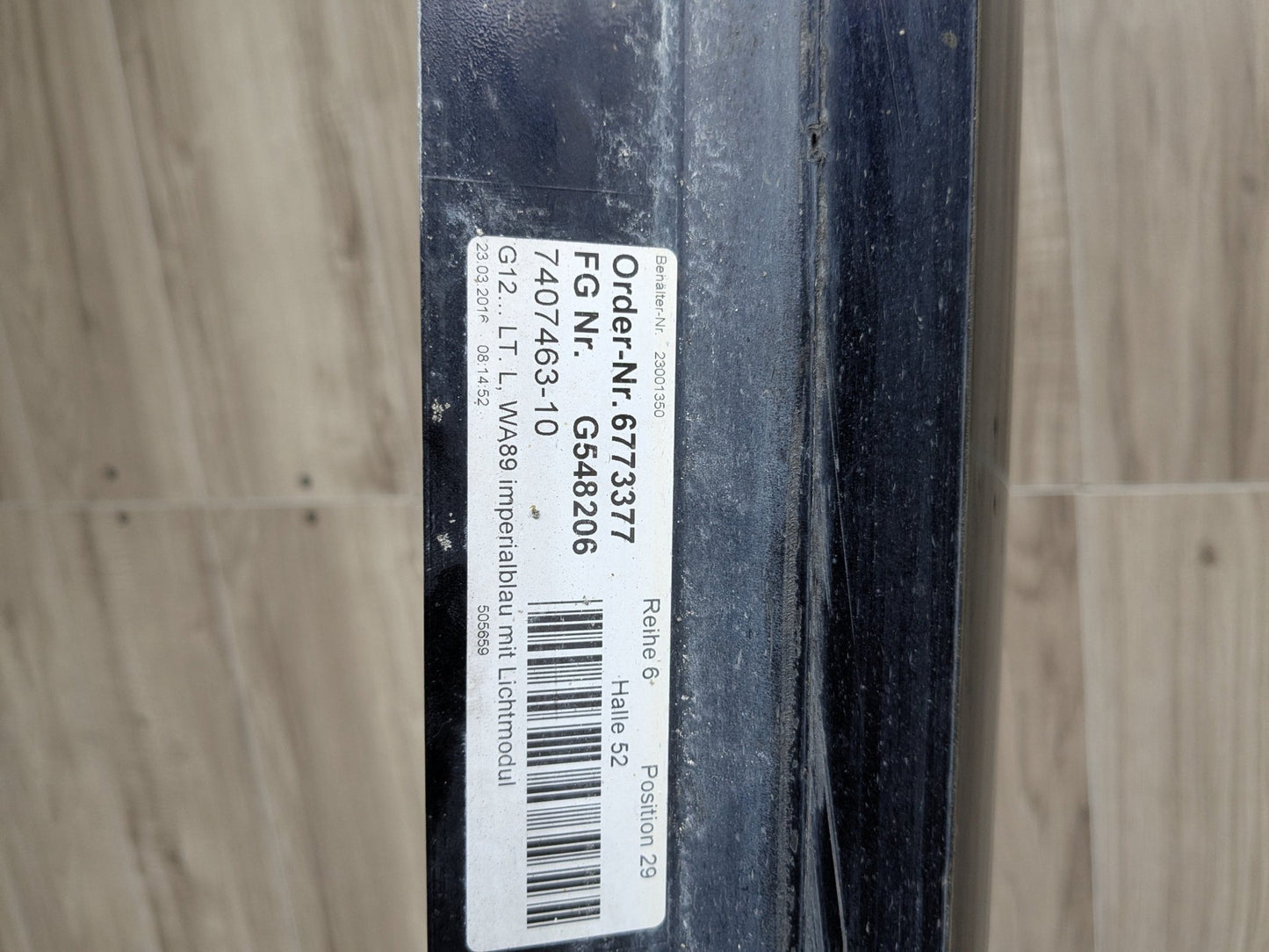 *16-22 OEM BMW G12 740 750 Left Driver Side Skirt Rocker Panel M PERFORMANCE
