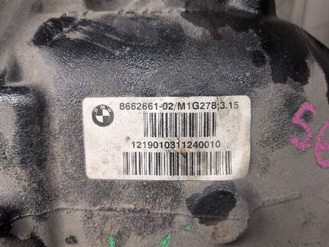 19-23 OEM BMW G05 X5 50iX N63 Rear Differential Axle Gearbox Carrier 3.15 82k