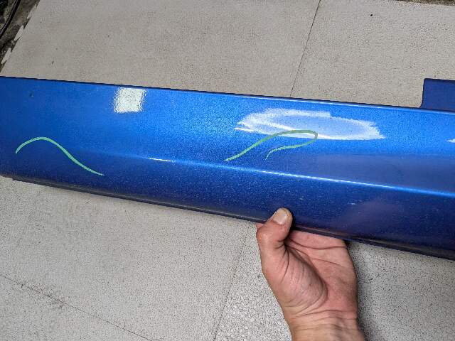14-20 OEM BMW F22 F23 M235 M240 Left Driver Side Skirt Rocker Panel M SPORT Blue