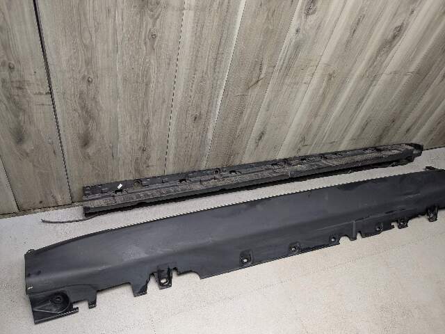 OEM BMW F15 X5 Left Driver Running Step Board Side Skirt Rocker Panel w Bracket