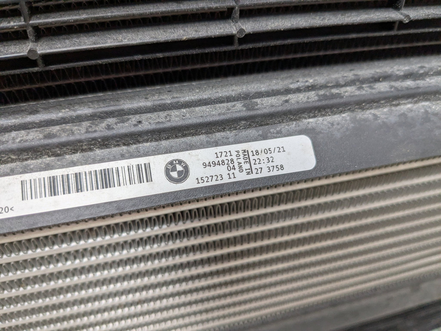 OEM BMW G20 G22 G23 M340 M440 Radiator Condenser Cooling Fan Assembly 850W B58