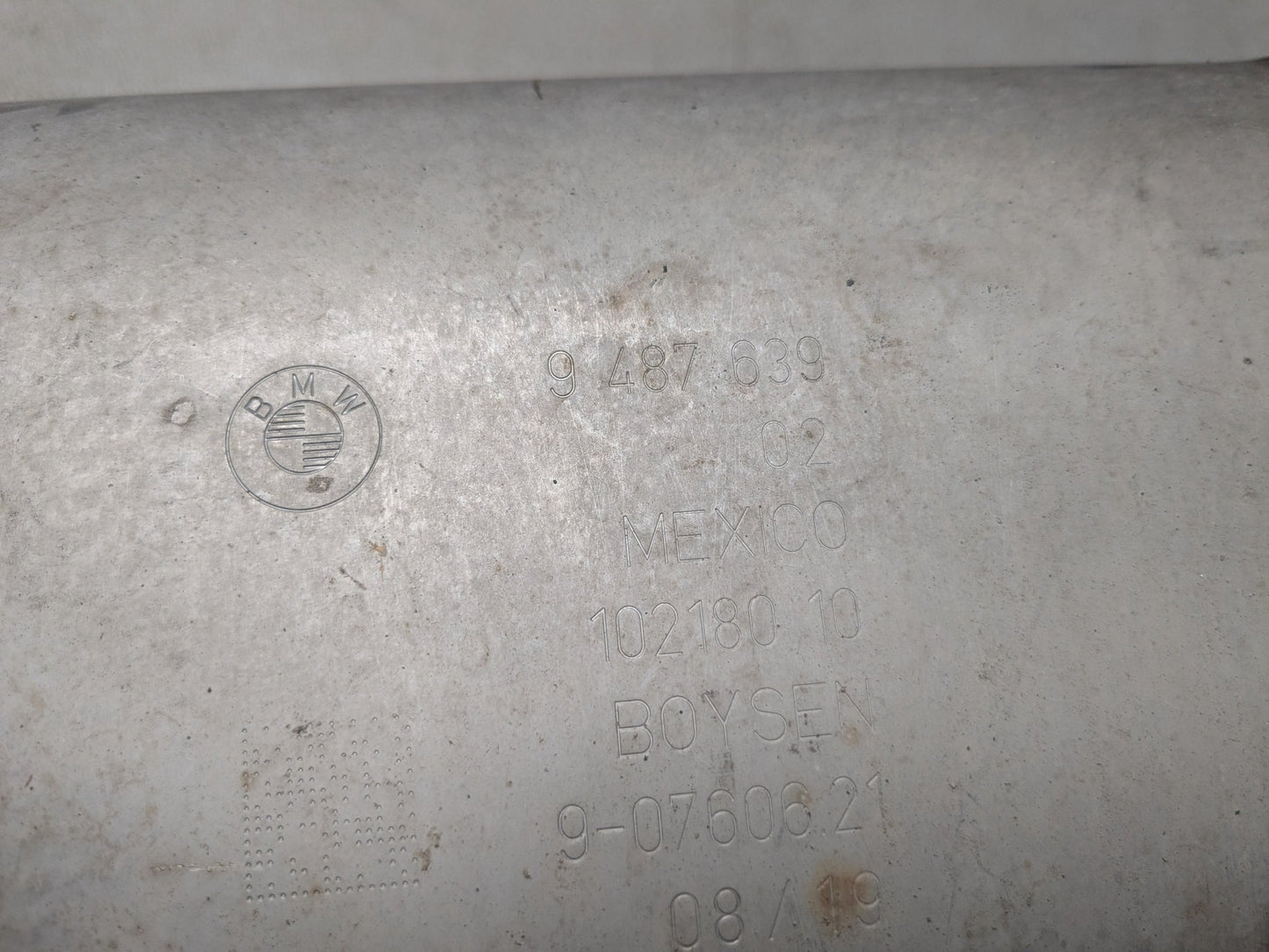 19-23 OEM BMW G20 330 Dual Exhaust Pipe Muffler Silver Tips B46 Engine