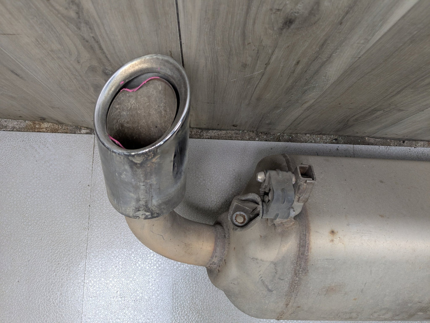 19-23 OEM BMW G20 330 Dual Exhaust Pipe Muffler Silver Tips B46 Engine