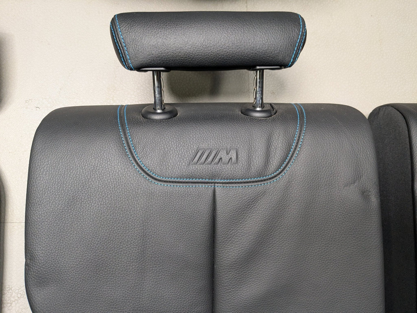 *OEM BMW F22 F87 M2 Driver Passenger Seats Door Panels Interior w Blue Stitching