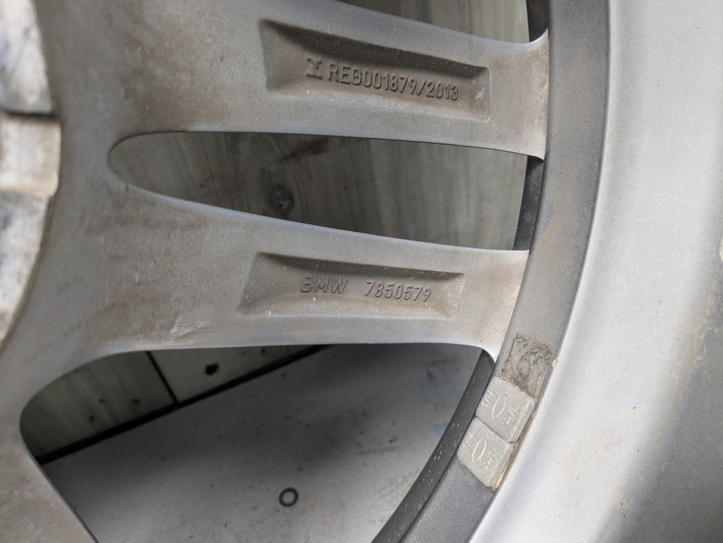 OEM BMW G11 G12 740 750 Wheel Rim 19x8.5" ET:25 Style M Double Spoke Style 647M