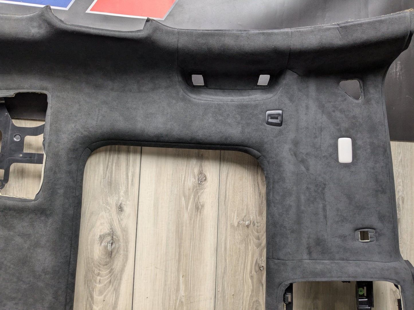 NOTE* OEM BMW G12 740 750 ALCANTARA Black Roof Headliner A B C D Pillar Trim SET