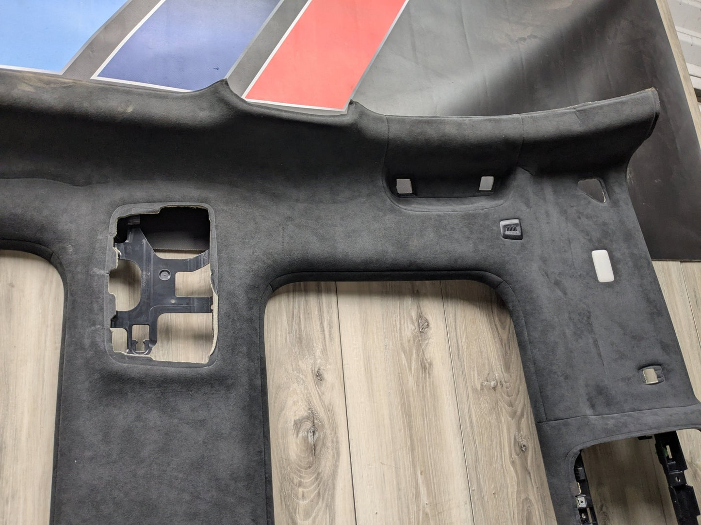 NOTE* OEM BMW G12 740 750 ALCANTARA Black Roof Headliner A B C D Pillar Trim SET