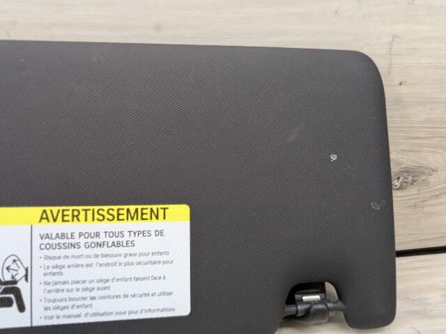 19-24 OEM BMW G20 G80 330 M340 M3 Left Driver Side Interior Sun Visor Black