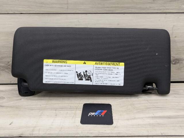 19-24 OEM BMW G20 G80 330 M340 M3 Left Driver Side Interior Sun Visor Black