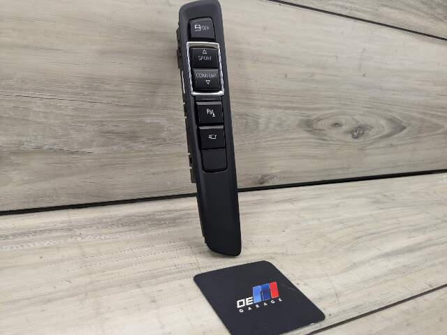 14-19 OEM BMW F15 F16 X5 X6 Center Console Traction Control Switch Panel Black