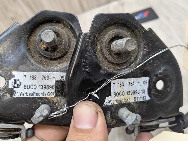 OEM BMW F01 F02 F10 F06 F12 F13 Hood Release Latch Cable W/ Hooks