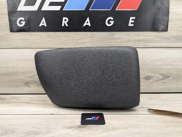 14-18 OEM BMW F22 Center Armrest Tray Console Sensatec Black Imitation Leather