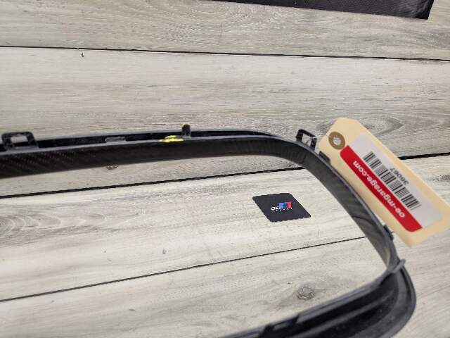 15-20 OEM BMW F87 M2 Left Driver Side Carbon Fiber Overlay Upper Kidney Grille