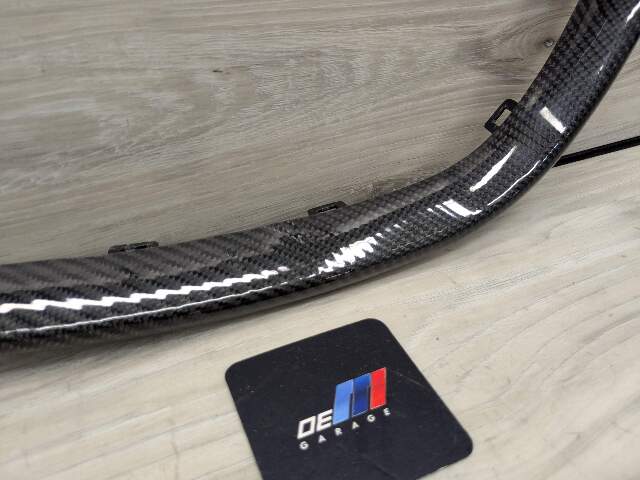 15-20 OEM BMW F87 M2 Left Driver Side Carbon Fiber Overlay Upper Kidney Grille
