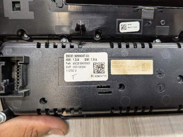 *09-15 OEM BMW F01 F02 AC Heated Seats Climate Radio CD Control Panel CERAMIC