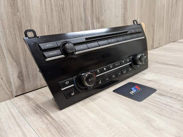 *09-15 OEM BMW F01 F02 AC Heated Seats Climate Radio CD Control Panel CERAMIC