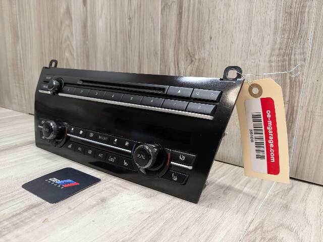 *09-15 OEM BMW F01 F02 AC Heated Seats Climate Radio CD Control Panel CERAMIC