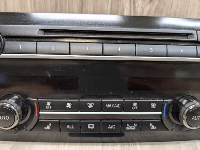 *09-15 OEM BMW F01 F02 AC Heated Seats Climate Radio CD Control Panel CERAMIC