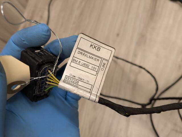 15-19 OEM BMW F16 X6 REAR Bumper Parking PDC Wiring Wire Harness