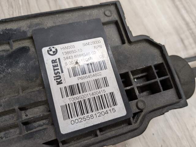 14-19 OEM BMW F15 F16 F85 F86 X5 X6 Emergency Parking Brake Actuator Unit Motor