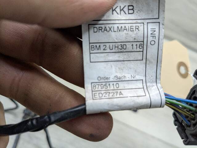 18-24 OEM BMW G01 F97 X3 REAR Parking Distance Sensors PDC Wiring Wire Harness
