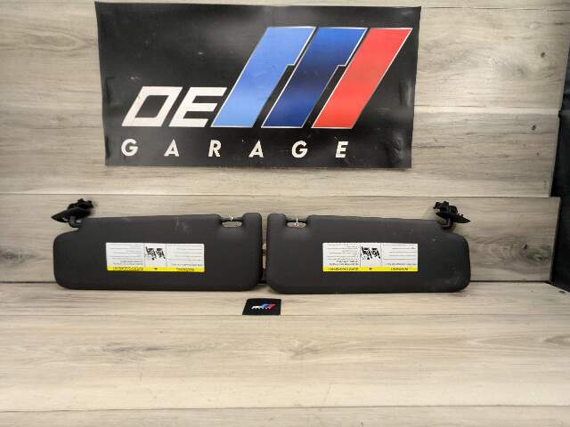 18-24 OEM BMW G01 G02 F97 X3 X4 Left Driver Right Passenger Side Sun Visor Black