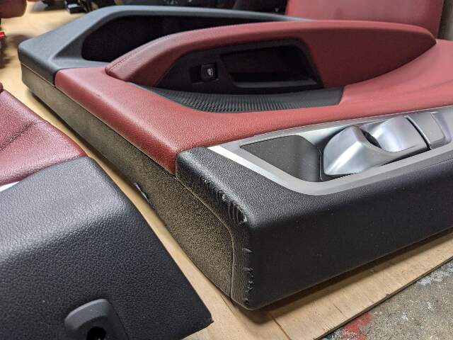 *22-24 OEM BMW G26 430 M440 Front Rear RED Interior Seats Door Panels COMPLETE