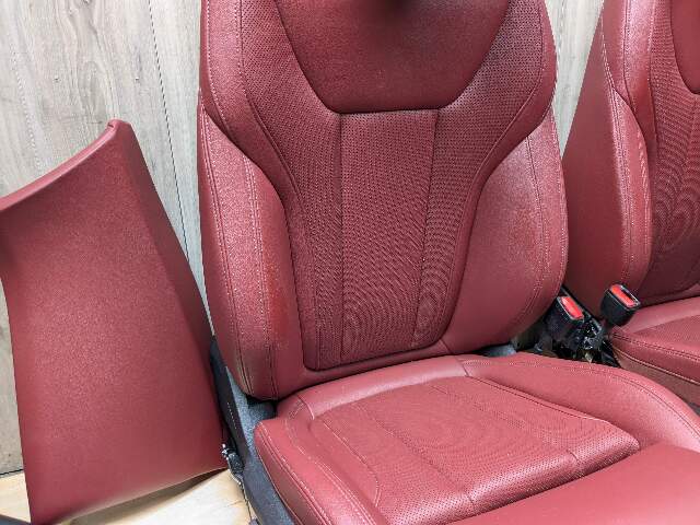 *22-24 OEM BMW G26 430 M440 Front Rear RED Interior Seats Door Panels COMPLETE