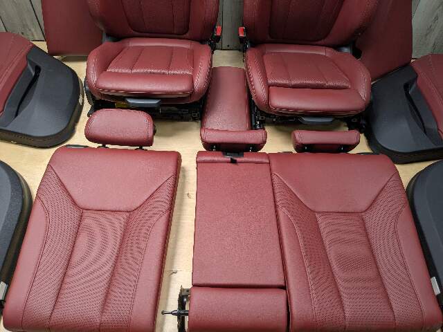 *22-24 OEM BMW G26 430 M440 Front Rear RED Interior Seats Door Panels COMPLETE