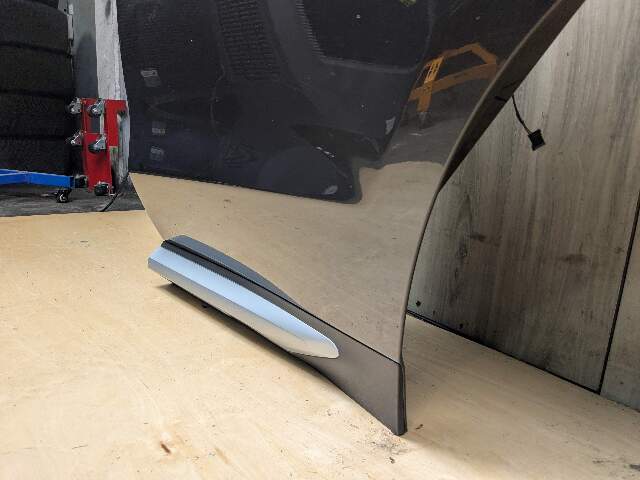 18-24 OEM BMW F97 G01 X3 X3M Rear Left Driver Side Door Shell Panel Silver Gray