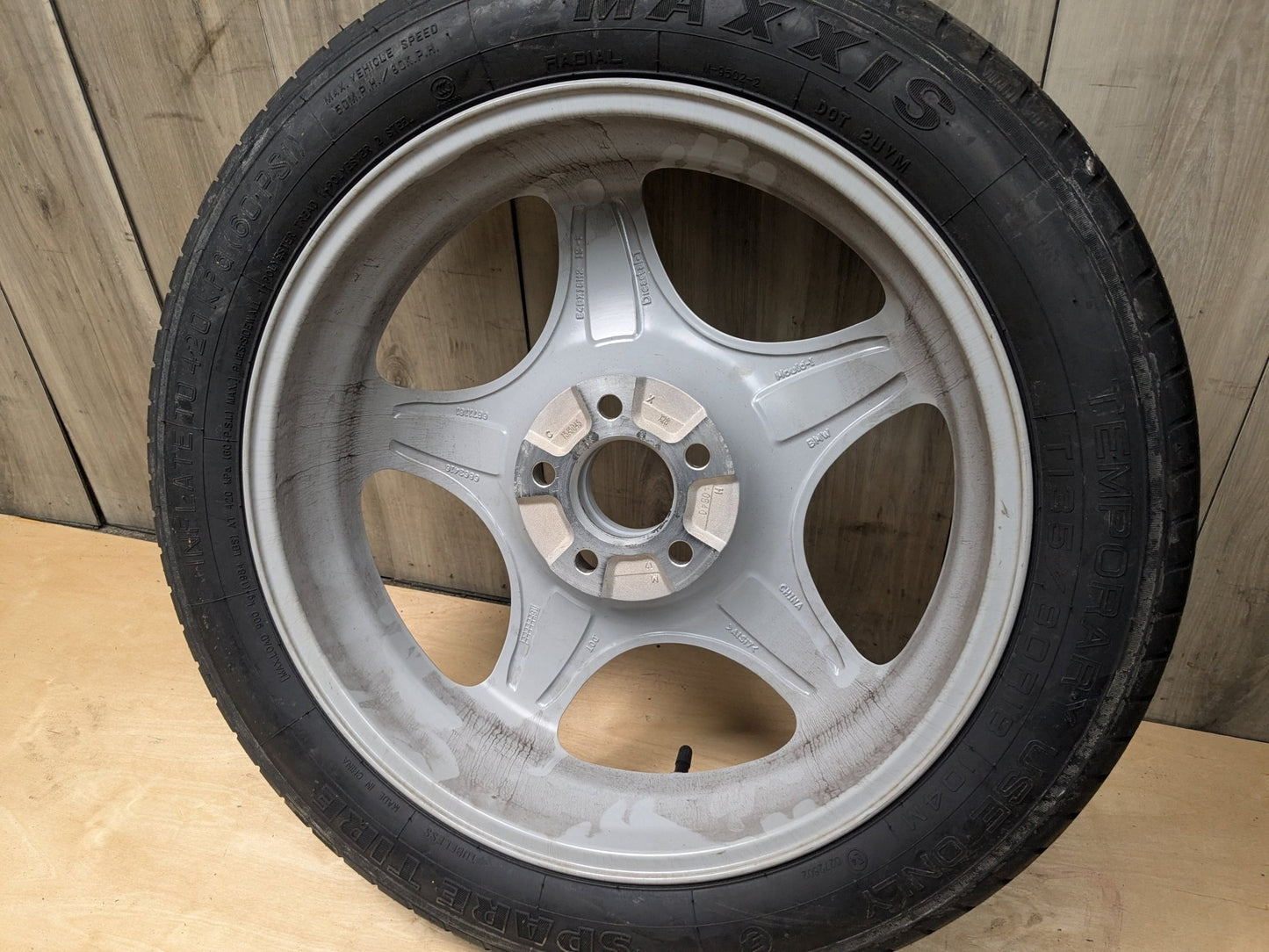 OEM BMW G01 G02 G12 G30 530 540 M550 X3 X4 Spare Tire Wheel Rim Donut 18x4 ET-1