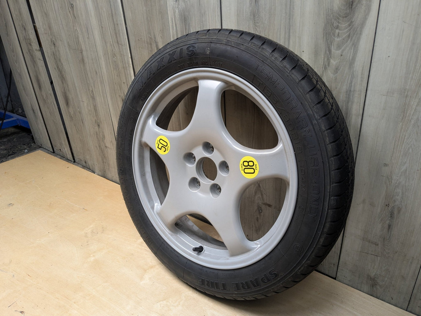 OEM BMW G01 G02 G12 G30 530 540 M550 X3 X4 Spare Tire Wheel Rim Donut 18x4 ET-1