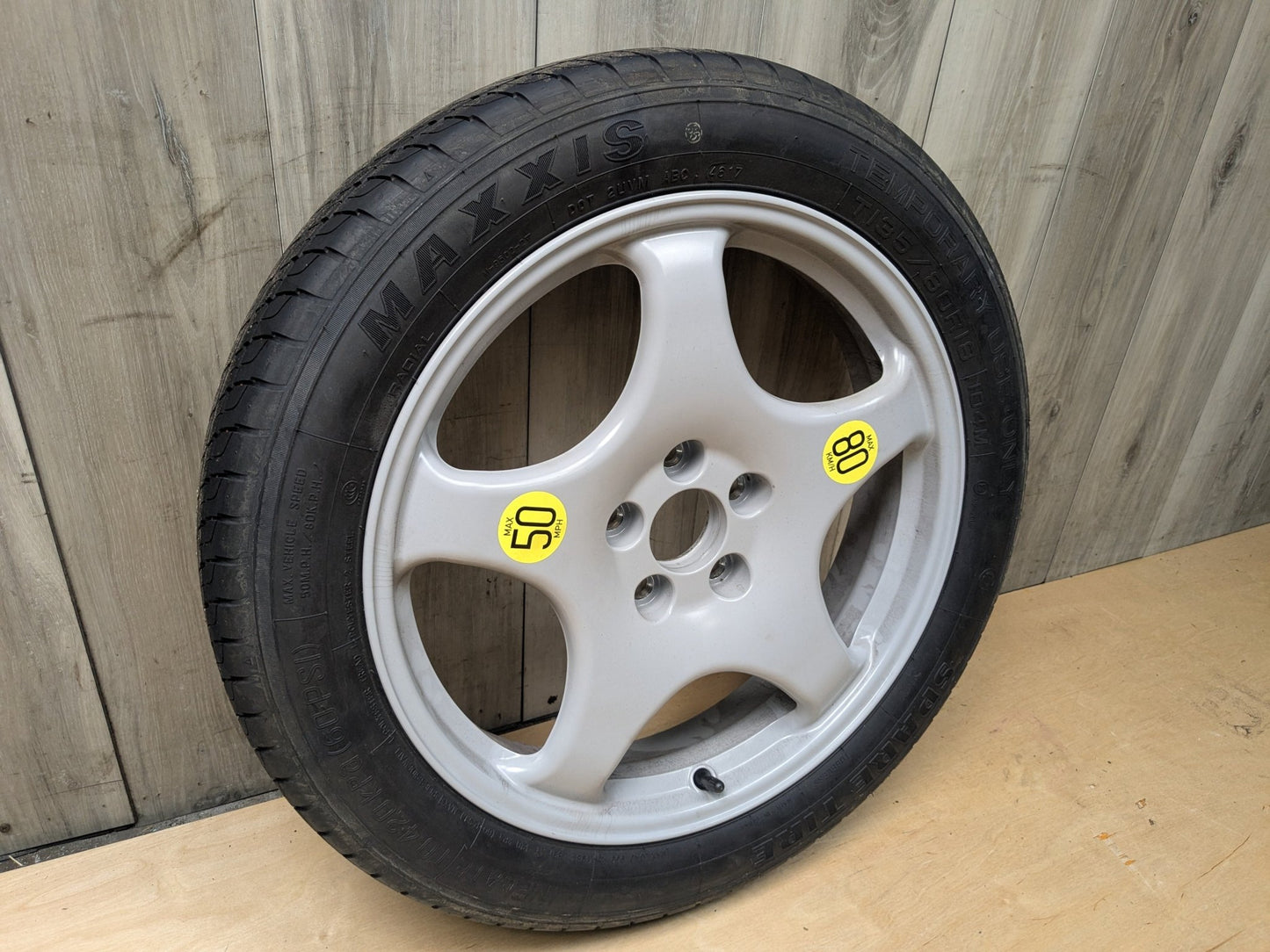 OEM BMW G01 G02 G12 G30 530 540 M550 X3 X4 Spare Tire Wheel Rim Donut 18x4 ET-1
